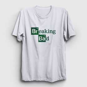 Presmono Logo Breaking Bad Beyaz Unisex T-shirt
