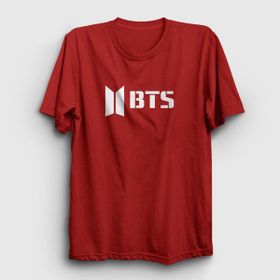 Presmono Logo Bts Kırmızı T-Shirt
