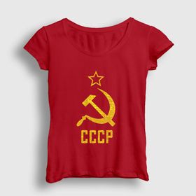 Presmono Logo Cccp Sovyetler Birliği Kadın T-shirt