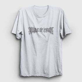 Presmono Logo Cradle Of Filth Beyaz Unisex T-Shirt