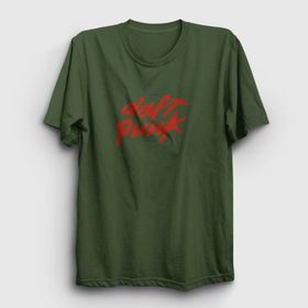 Presmono Logo Daft Punk Beyaz T-Shirt