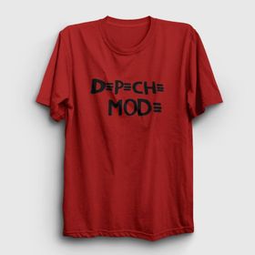 Presmono Logo Depeche Mode Kırmızı Unisex T-shirt