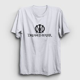 Presmono Logo Dream Theater Beyaz Unisex T-shirt