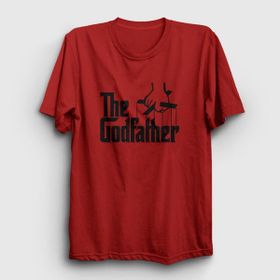 Presmono Logo Film Baba The Godfather Kırmızı Unisex T-Shirt