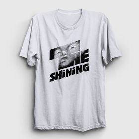 Presmono Logo Film The Shining Beyaz Unisex T-shirt