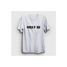 Presmono Logo Free Fire Beyaz Unisex T-shirt