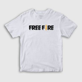 Presmono Logo Free Fire Beyaz Unisex T-shirt