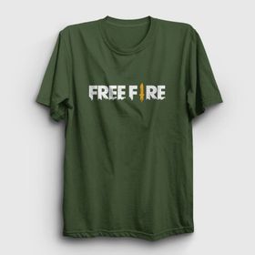 Presmono Logo Free Fire Beyaz Unisex T-shirt