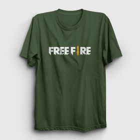 Presmono Logo Free Fire Beyaz Unisex T-shirt