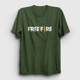 Presmono Logo Free Fire Kırmızı Unisex T-Shirt