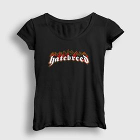 Presmono Logo Hatebreed Kadın T-shirt