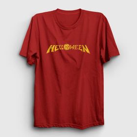 Presmono Logo Helloween Kırmızı Unisex T-Shirt