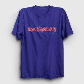 Presmono Logo Iron Maiden Kırmızı Unisex T-Shirt