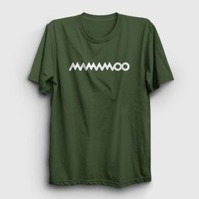 Presmono Logo K-Pop Mamamoo Haki Unisex T-Shirt