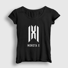 Presmono Logo K-Pop Monsta X Kadın T-shirt