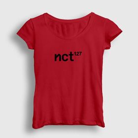 Presmono Logo K-Pop Nct 127 Kadın T-shirt