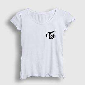 Presmono Logo K-Pop Twice Haki Kadın T-shirt