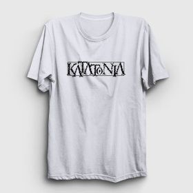 Presmono Logo Katatonia Beyaz Unisex T-Shirt