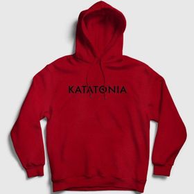 Presmono Logo Katatonia Kırmızı Unisex Sweatshirt