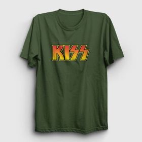 Presmono Logo Kiss Haki Unisex T-Shirt