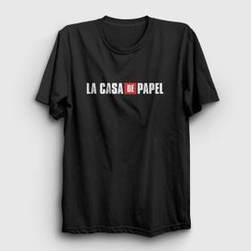 Presmono Logo La Casa De Papel Sarı Unisex T-Shirt