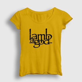 Presmono Logo Lamb Of God Kadın T-shirt
