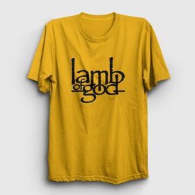 Presmono Logo Lamb Of God Sarı Unisex T-Shirt