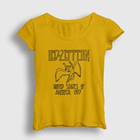 Presmono Logo Led Zeppelin Kadın T-shirt