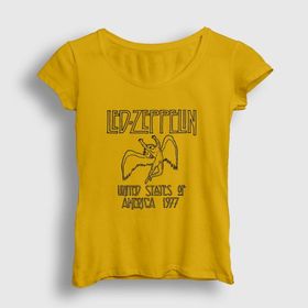 Presmono Logo Led Zeppelin Kadın T-shirt