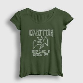 Presmono Logo Led Zeppelin Kadın T-shirt