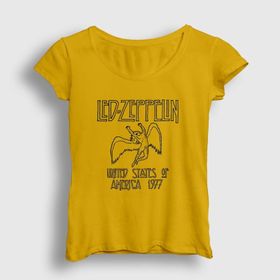 Presmono Logo Led Zeppelin Kadın T-shirt