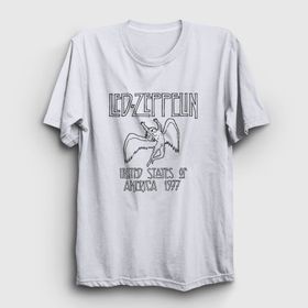 Presmono Logo Led Zeppelin Kırmızı Unisex Sweatshirt