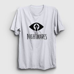 Presmono Logo Little Nightmares Beyaz Unisex T-shirt