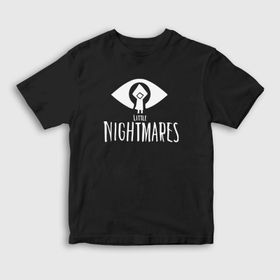 Presmono Logo Little Nightmares Beyaz Unisex T-shirt