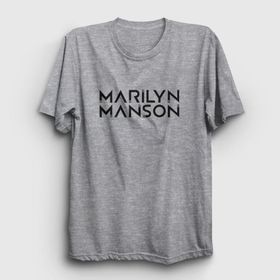 Presmono Logo Marilyn Manson Kadın T-shirt