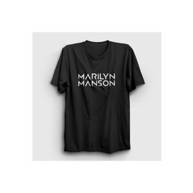 Presmono Logo Marilyn Manson Kadın T-shirt