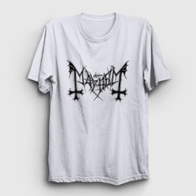 Presmono Logo Mayhem Beyaz Unisex T-shirt