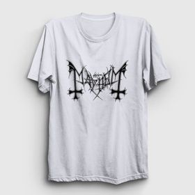 Presmono Logo Mayhem Beyaz Unisex T-shirt