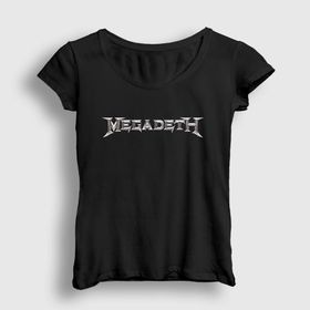 Presmono Logo Megadeth Kadın T-shirt