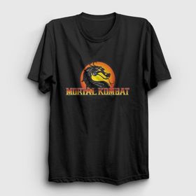 Presmono Logo Mortal Kombat Kadın T-shirt