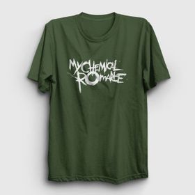 Presmono Logo My Chemical Romance Beyaz Unisex T-shirt