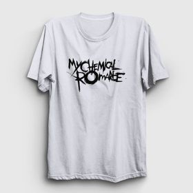 Presmono Logo My Chemical Romance Beyaz Unisex T-shirt