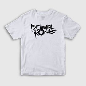 Presmono Logo My Chemical Romance Beyaz Unisex T-shirt