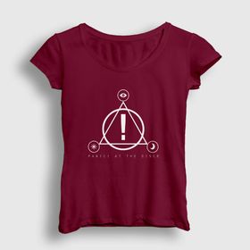 Presmono Logo Panic! At The Disco Kadın T-shirt