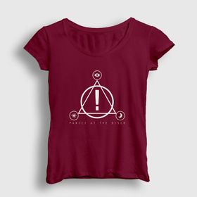 Presmono Logo Panic! At The Disco Kadın T-shirt