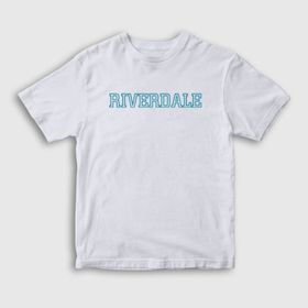 Presmono Logo Riverdale Beyaz Unisex T-shirt