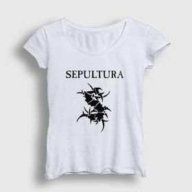 Presmono Logo Sepultura Kadın T-shirt