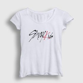Presmono Logo Stray Kids Kadın T-shirt