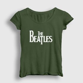 Presmono Logo The Beatles Kadın T-shirt