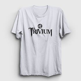 Presmono Logo Trivium Beyaz Unisex T-Shirt